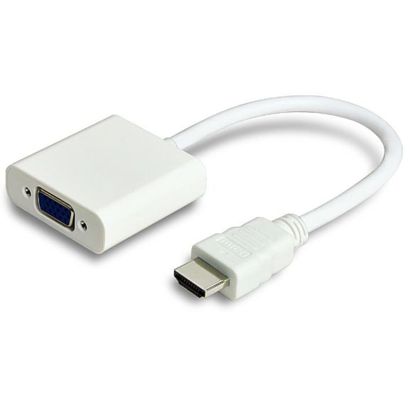 Adattatore HDMI maschio - VGA femmina - bianco Adattatore HDMI maschio - VGA femmina - bianco